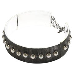 Domination Necklace in Sterling Silver & Freshwater Pearls by Mariella Pilato
