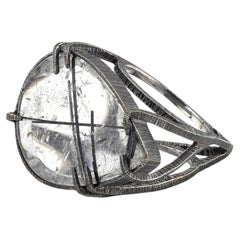 Flying High Ring in Sterling Silver & Quartz by Mariella Pilato