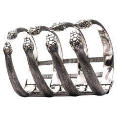 Pulsera «Hydra» en plata de ley, de Mariella Pilato