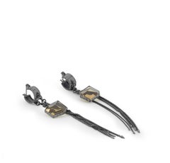 Reflections Earrings in Sterling Silver & Mixed Stones by Mariella Pilato