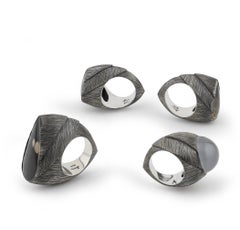 „Terrains“-Ring aus Sterlingsilber von Mariella Pilato