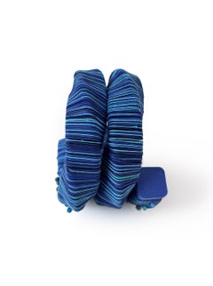 Armband „In To The Deep“ aus Papier, Stahl und Apatit von Verde Alfieri