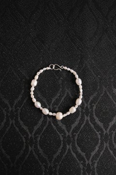 Pearl Bracelet in Sterling Silver by Tanya Kishfy