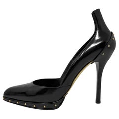 Gucci Tom Ford 2003 FW Runway Patent Leather Studded Platform Pumps Heels