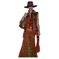 Runway Gianfranco Ferré Sculptural Lambskin Leather Vest - Spring/Summer 2004