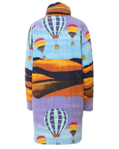 Enrico Coveri Vintage Pop Art Ballon Druck Parka