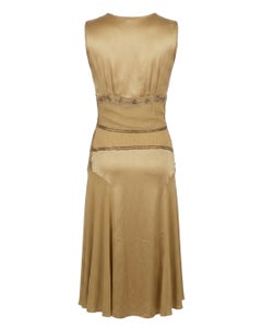 Lanvin by Alber Elbaz Spring/Summer 2005 Gold Silk Grecian Dress
