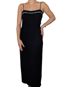 Louis Féraud Spring/Summer 1986 Black Dress — Sequined Butterfly Back