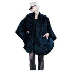 Cape/Stole Revillon Paris 1970s Vintage Multicolor