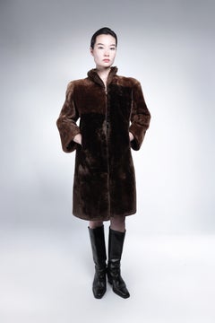 Cognac Fur Ovis Aries 1970s Vintage