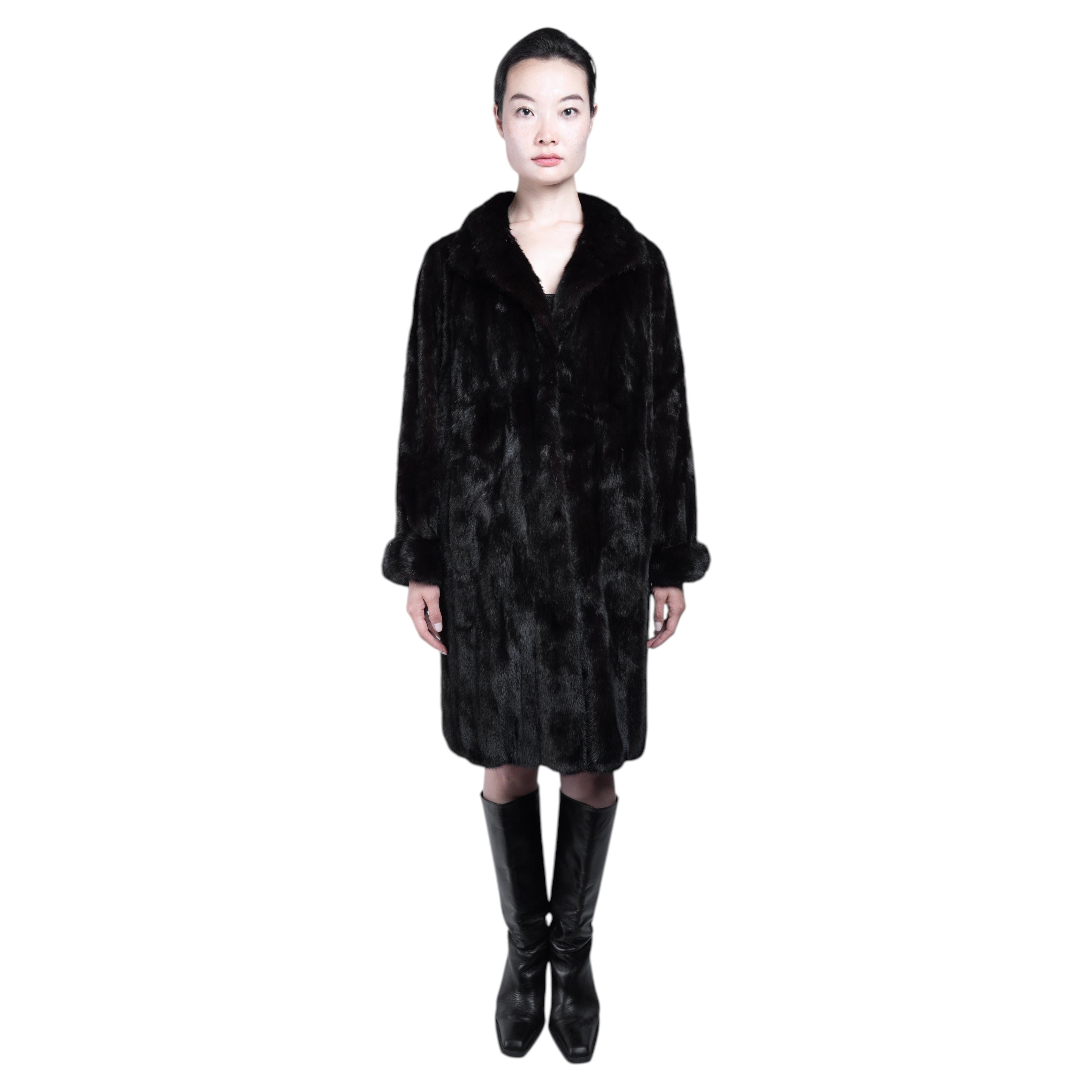 Female Mink Full Skin Blackglama 1980s Vintage