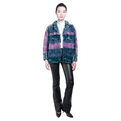 Happy Christmas Sheared Fur Queens Motif Printed