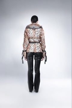 Sexy Ocelot Printed Fur 2000s