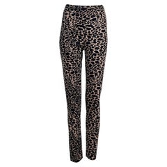 Leggings de punto con estampado de leopardo de Alaïa, otoño de 2020