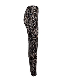 Alaïa Herbst 2020 – Leggings aus Strick mit Leopardenmuster