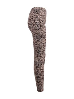 Alaïa Spring 2021 Leopard print knit leggings