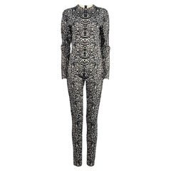 Alaïa Fall 2021 Leopard knit jumpsuit