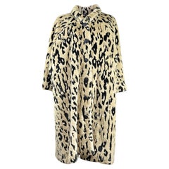 Balenciaga Demna Gvasalia Fall 2017 faux fur leopard coat