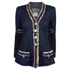 Chanel Métiers d’Art Prefall 2010 Paris-Shanghai – Schwarze Tweedjacke