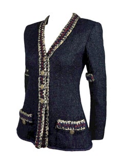 Chanel Métiers d’Art Prefall 2010 Paris-Shanghai – Schwarze Tweedjacke