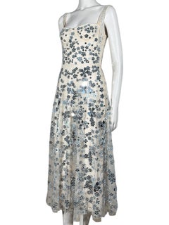 Christian Dior Maria Grazia Chiuri Spring 2018 Tulle mirror embroidered dress