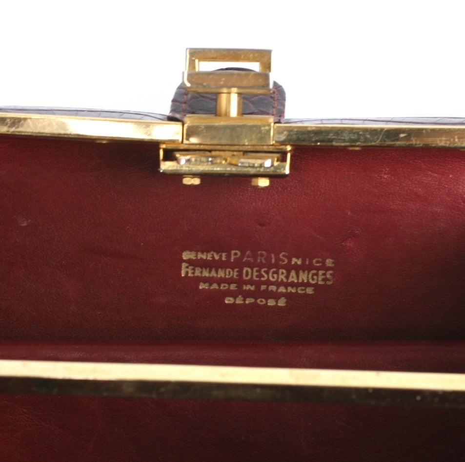 Iconic DesGranges Alligator Box Bag 1