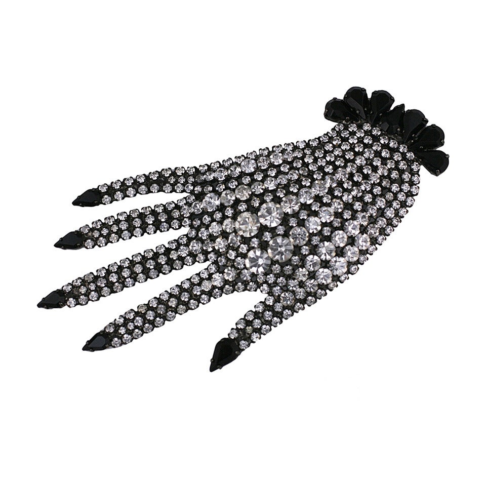 Butler and Wilson Oversized Hand Brooch at 1stDibs | butler and wilson ...