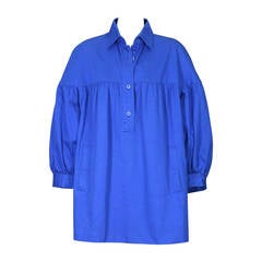 Iconic YSL Cotton Twill Blouse 1