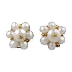 Chanel Mini Pearl Studs