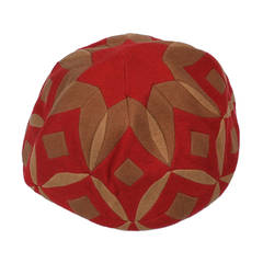 Lenci Art Deco Pieced Hat