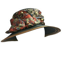 Antique Edwardian Straw Afternoon Hat