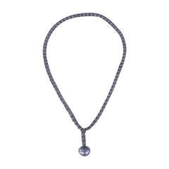 Art Deco Crystal Flapper Necklace