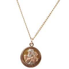 Victorian Tricolor Poseidon Locket