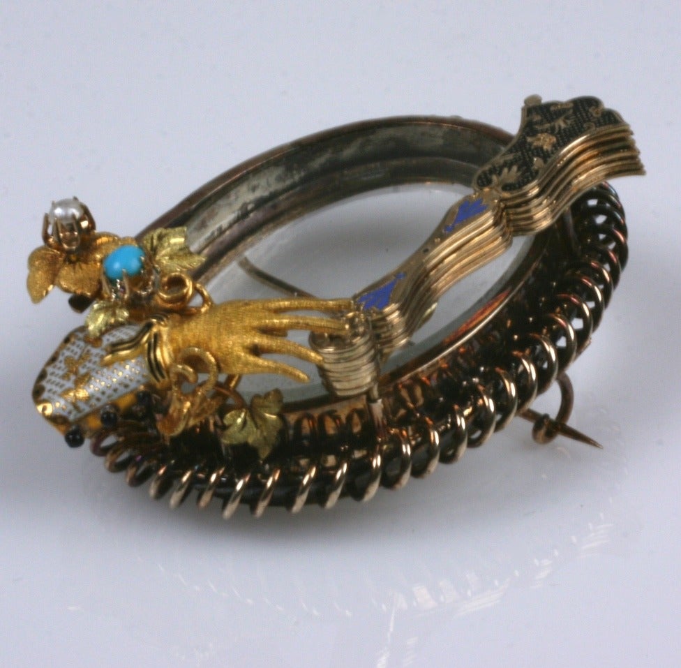 Broche « Secret Lover » du XIXe siècle en vente 2