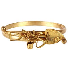 Victorian Miner's Bangle 9