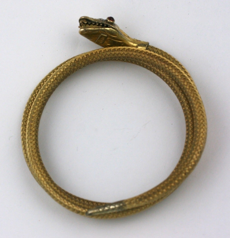 Victorian Coiled Serpent Bracelet 1