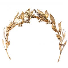 Neo Classical Laurel Wreath Diadem 9