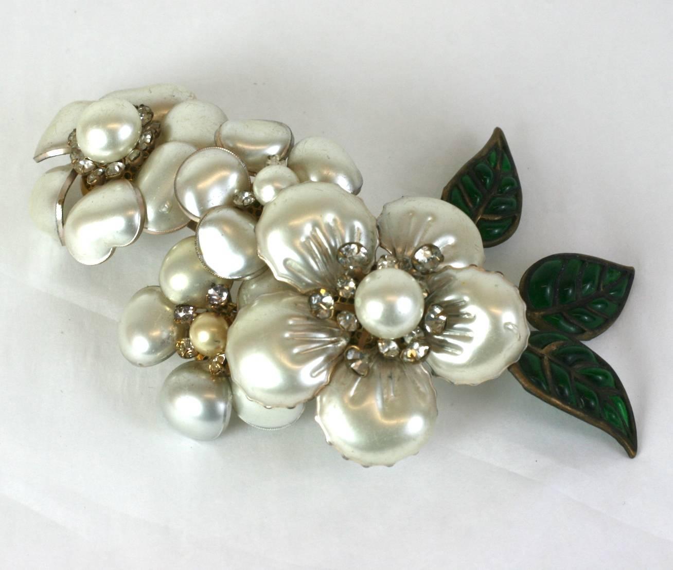 Magnificent Chanel Camellia Ear Cuff For Sale at 1stdibs