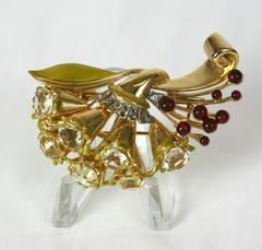 R. De Rosa Retro Clip Brooch