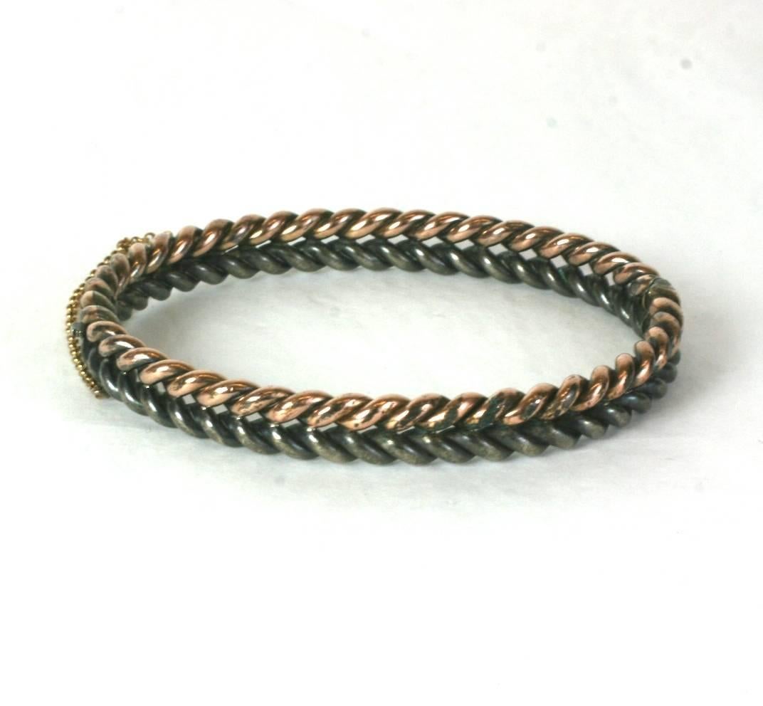 Bracelet victorien bicolore Pour hommes en vente