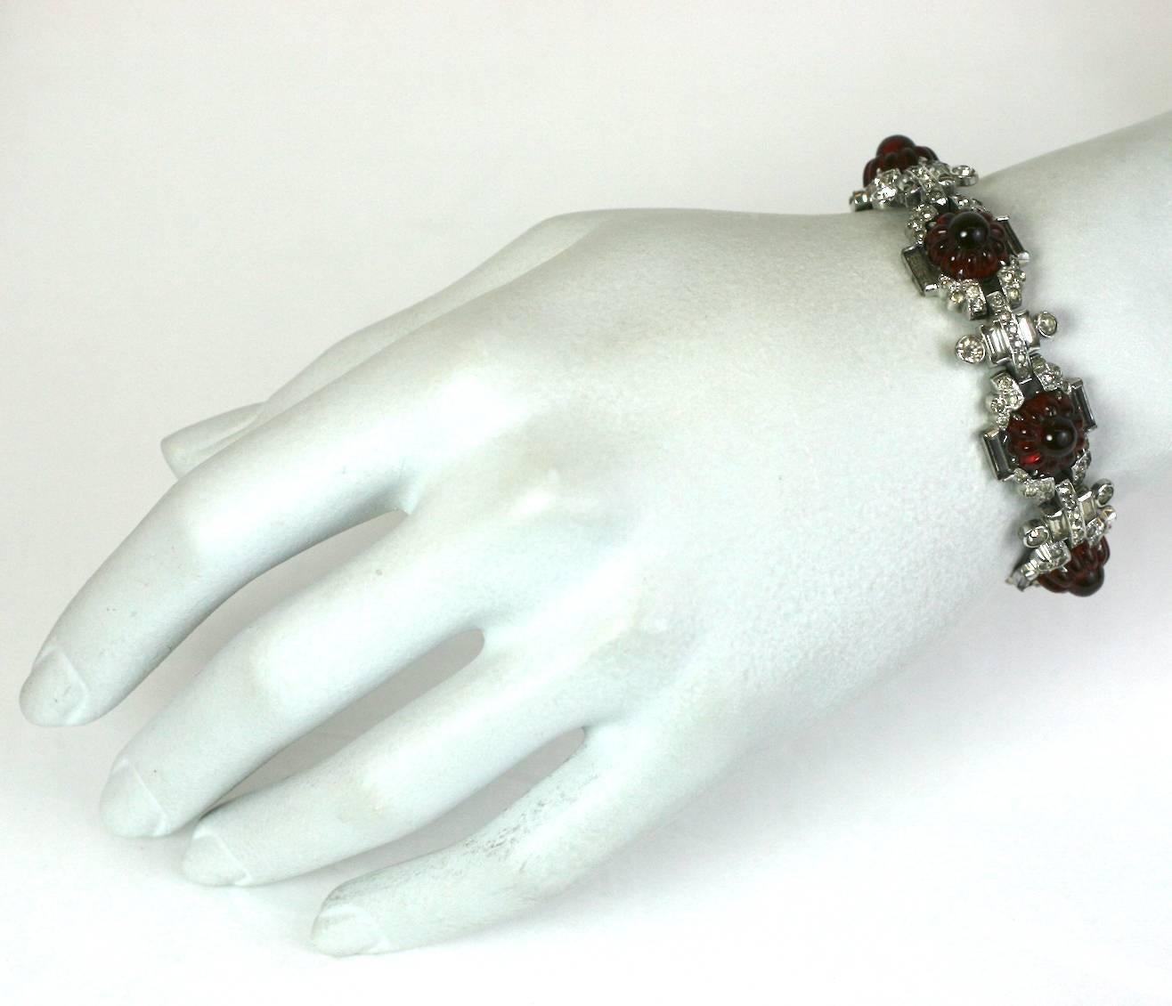 Trifari Bracciale Art Deco Tutti Frutti In condizioni ottime a New York, NY