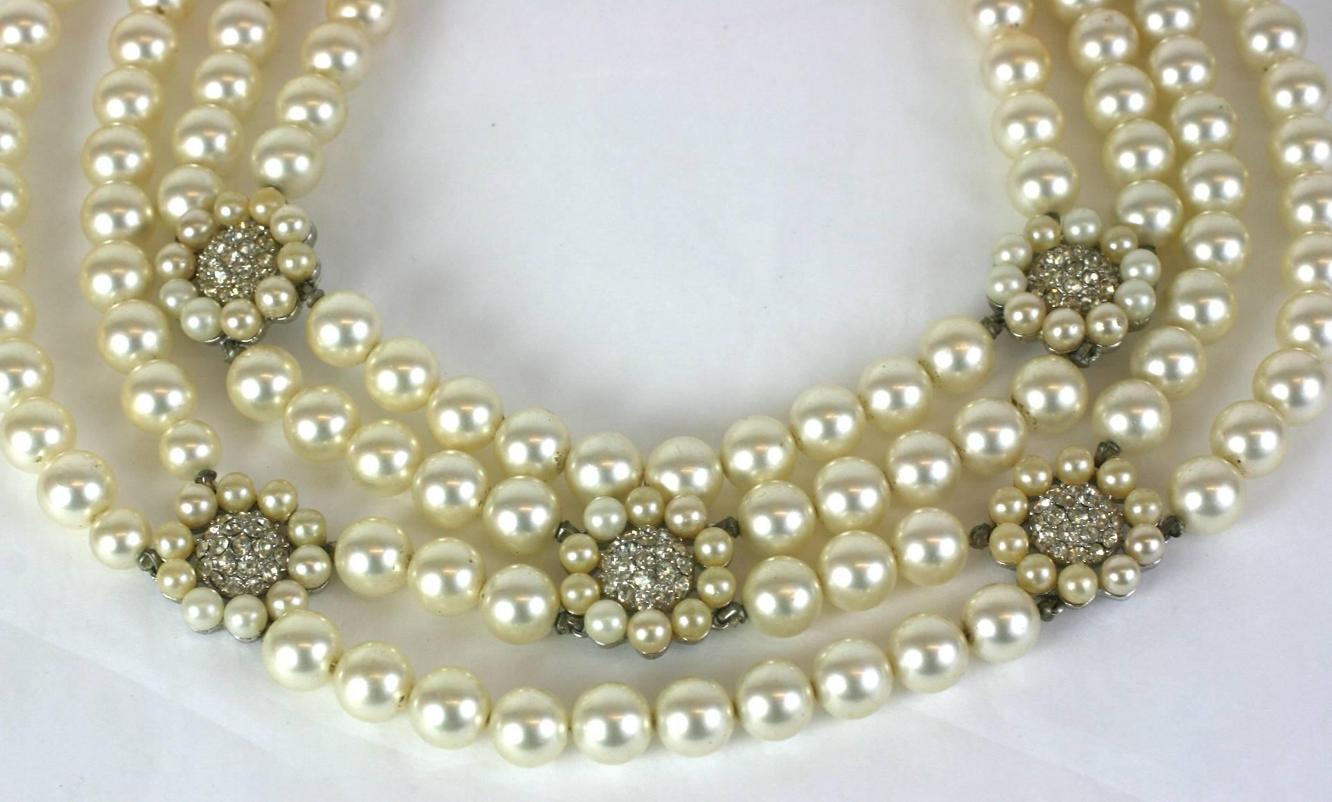 vintage marvella pearl necklace