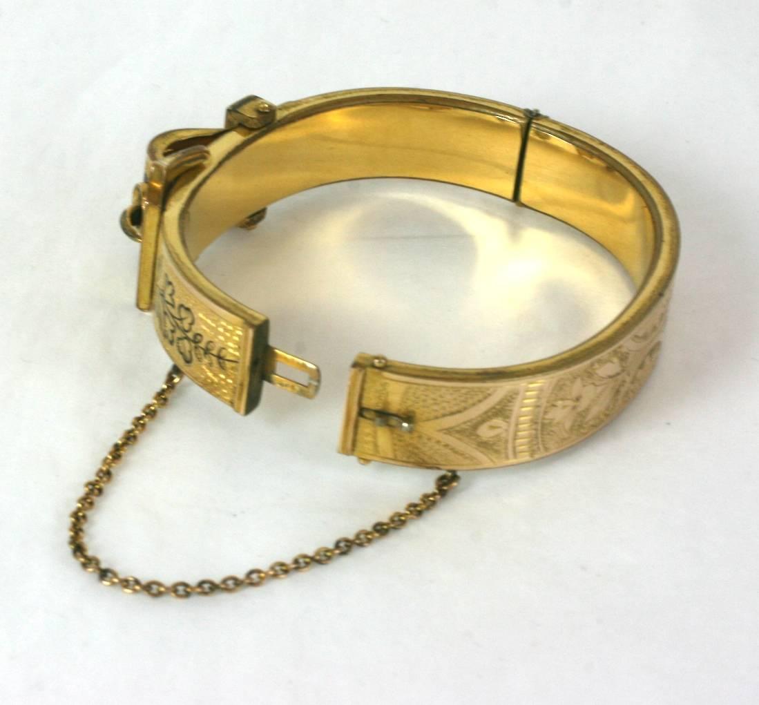 Women's Victorian Enamel Buckle Bracelet