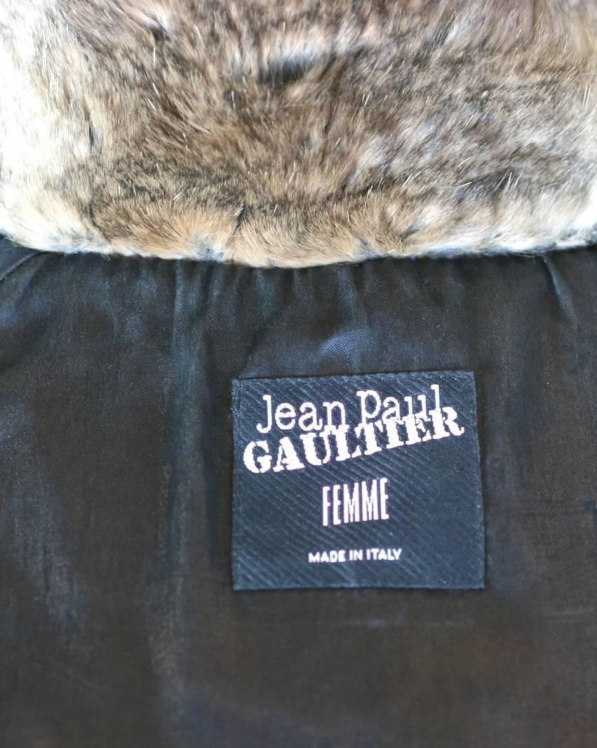 Jean Paul Gaultier Trompe L'oiel Trench „Suit“ im Angebot 5