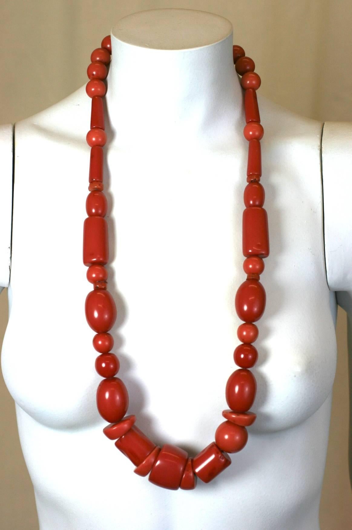 faux coral jewelry