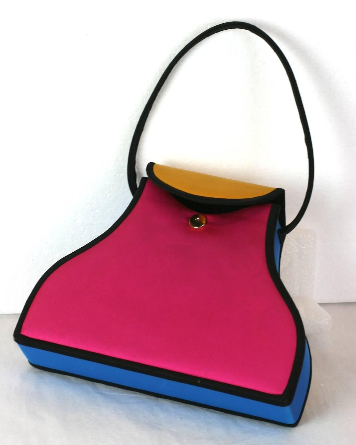 Renaud Pelligrino Color Blocked Bag In Good Condition In New York, NY