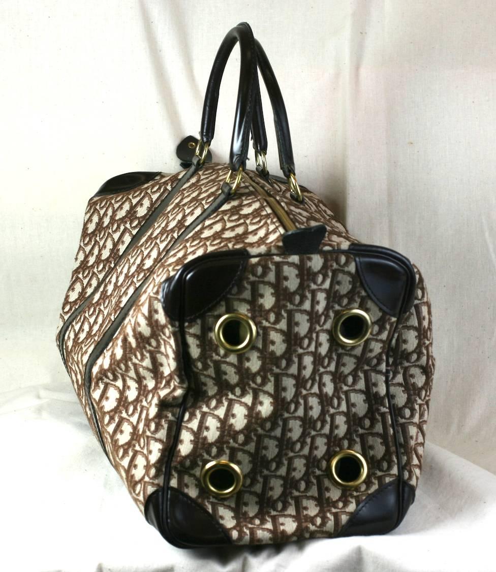 dior dog carrier