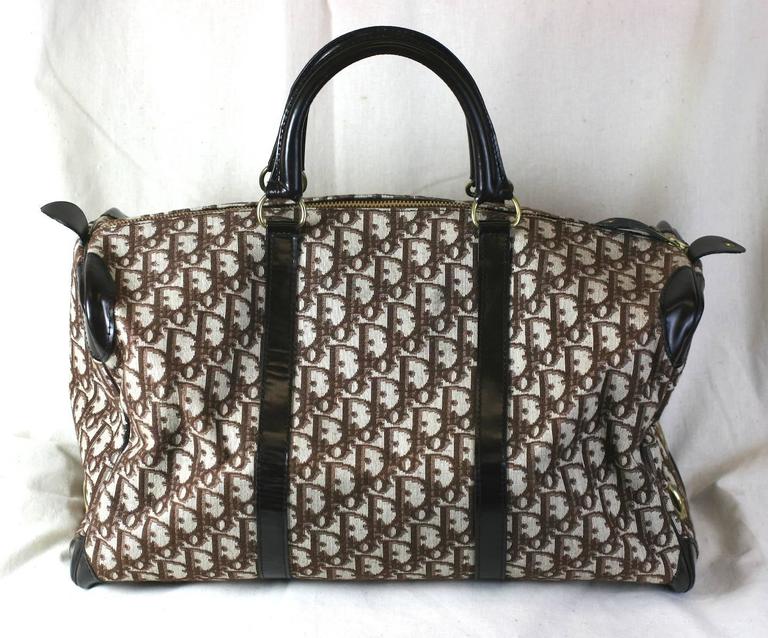 Christian Dior Logo Pet Carrier at 1stDibs dior dog carrier, dior dog