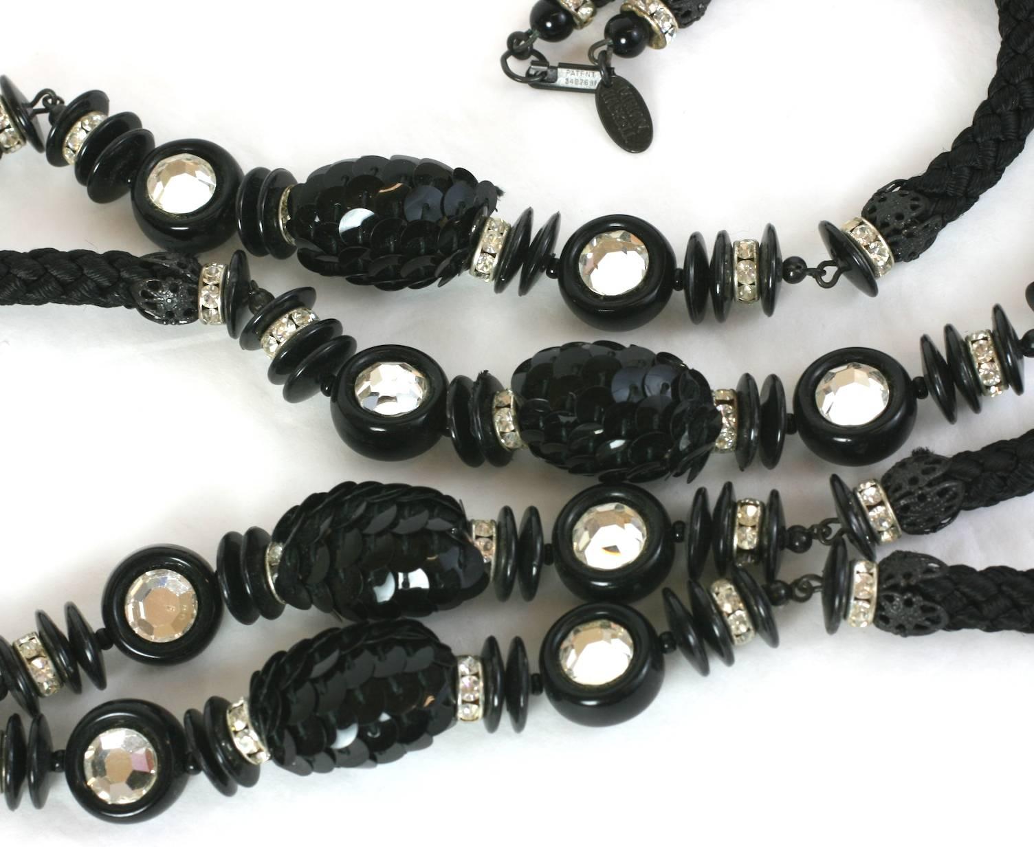 Women's Miriam Haskell Passementerie Long Sautoir Necklace For Sale