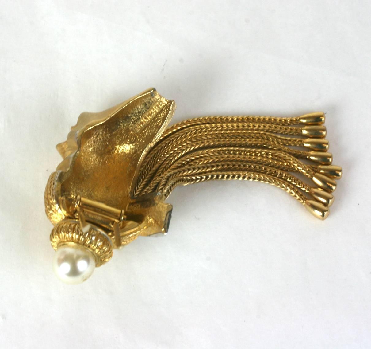 Unusual Marcel Boucher Genie Clip In Excellent Condition For Sale In New York, NY